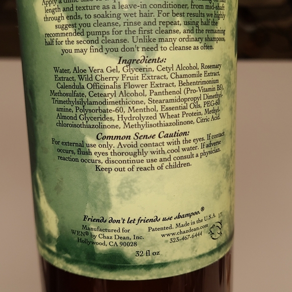 Wen Tea Tree Restorative Cleansing Conditioner for all hair types 32 Floz - Picture 6 of 6